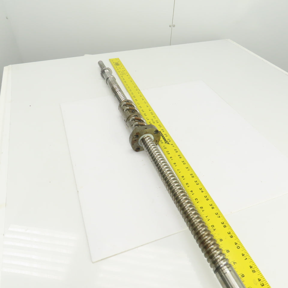Mazak V-414 Mazatrol Ball Screw & Nut Assembly 44" OAL 20" Travel 36mm OD