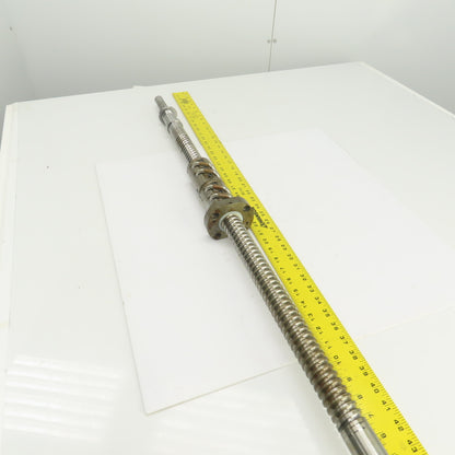 Mazak V-414 Mazatrol Ball Screw & Nut Assembly 44" OAL 20" Travel 36mm OD