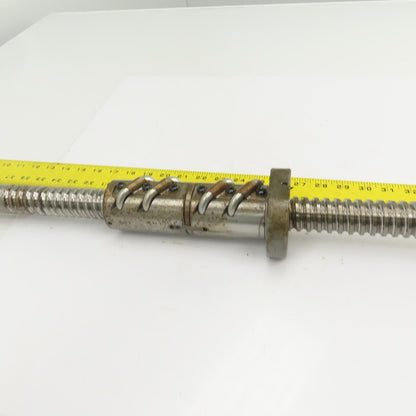 Mazak V-414 Mazatrol Ball Screw & Nut Assembly 44" OAL 20" Travel 36mm OD