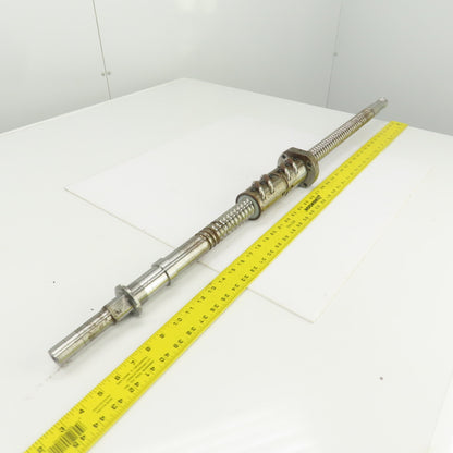 Mazak V-414 Mazatrol Ball Screw & Nut Assembly 44" OAL 20" Travel 36mm OD
