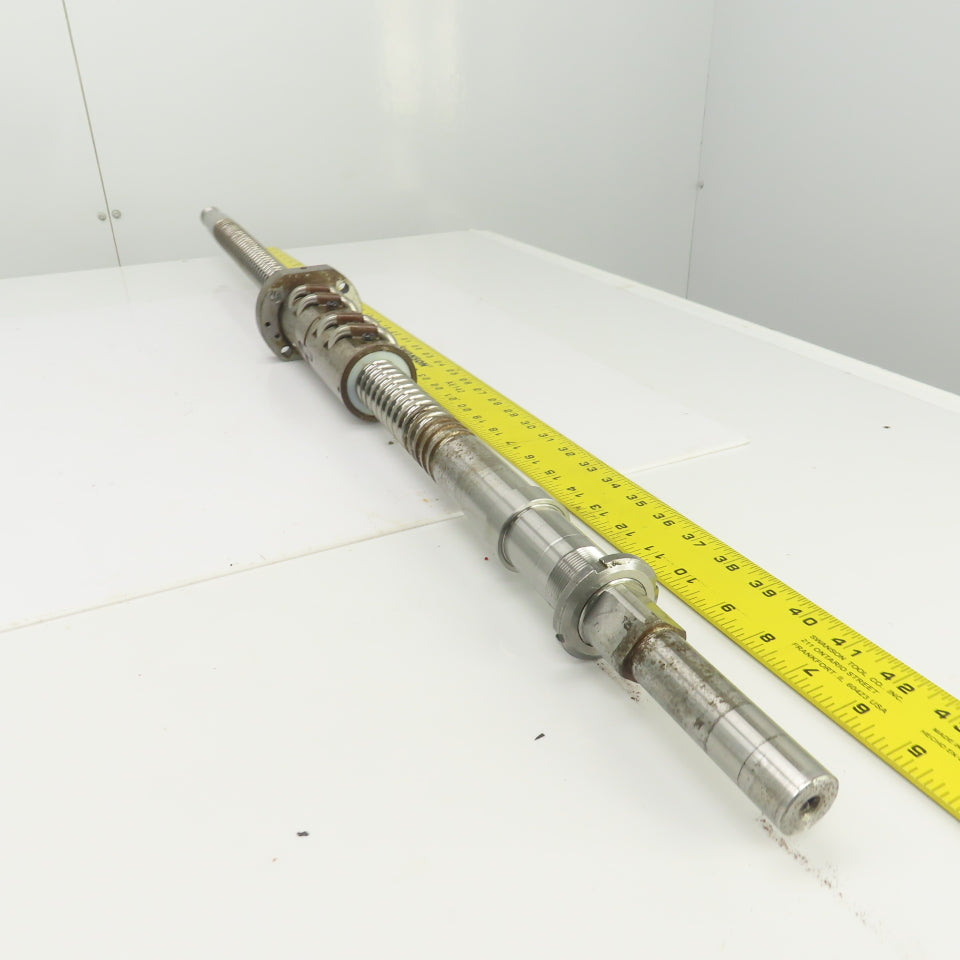 Mazak V-414 Mazatrol Ball Screw & Nut Assembly 44" OAL 20" Travel 36mm OD