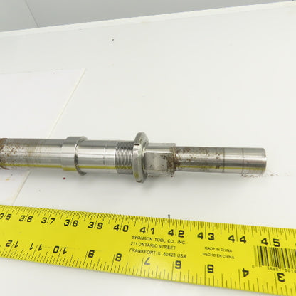 Mazak V-414 Mazatrol Ball Screw & Nut Assembly 44" OAL 20" Travel 36mm OD