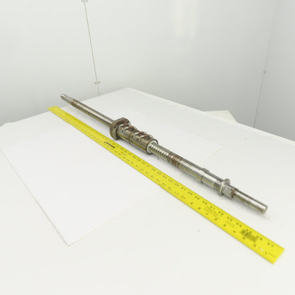Mazak V-414 Mazatrol Ball Screw & Nut Assembly 44" OAL 20" Travel 36mm OD