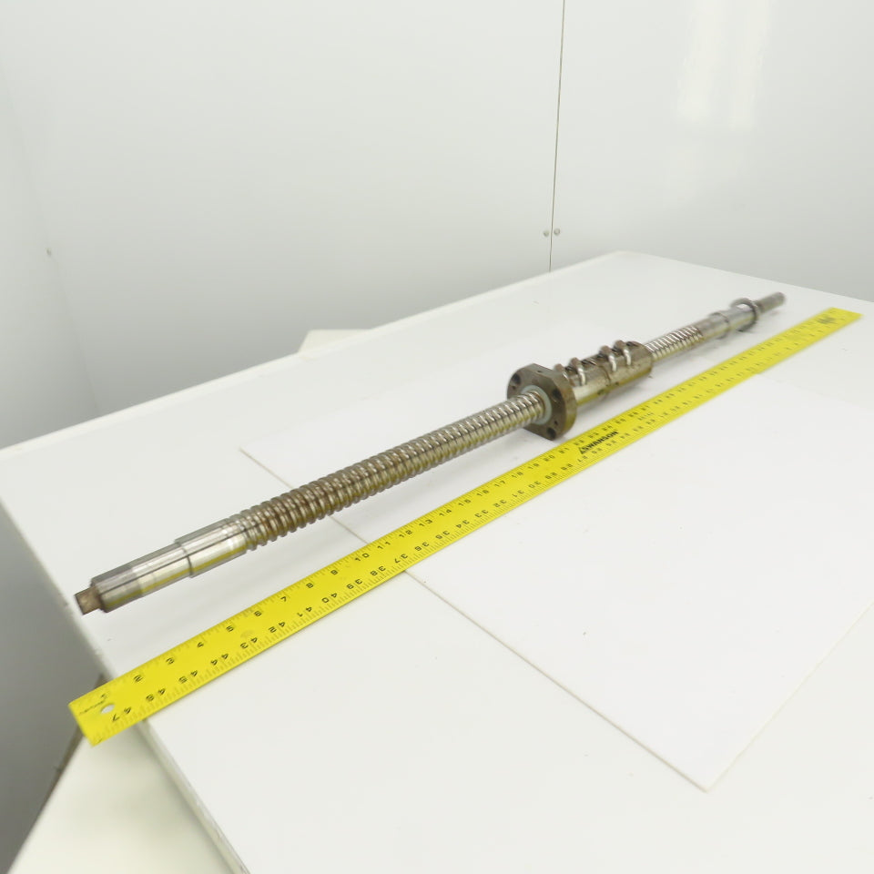 Mazak V-414 Mazatrol Ball Screw & Nut Assembly 44" OAL 20" Travel 36mm OD
