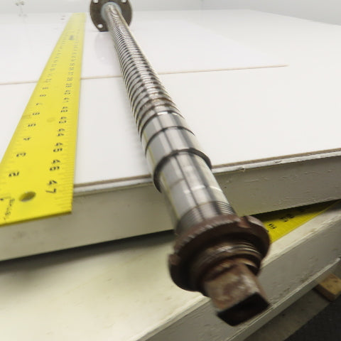Mazak V-414 Mazatrol Ball Screw & Nut Assembly 52-3/4" OAL 24.5" Travel 36mm OD