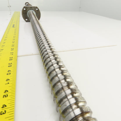 Mazak V-414 Mazatrol Ball Screw & Nut Assembly 52-3/4" OAL 24.5" Travel 36mm OD