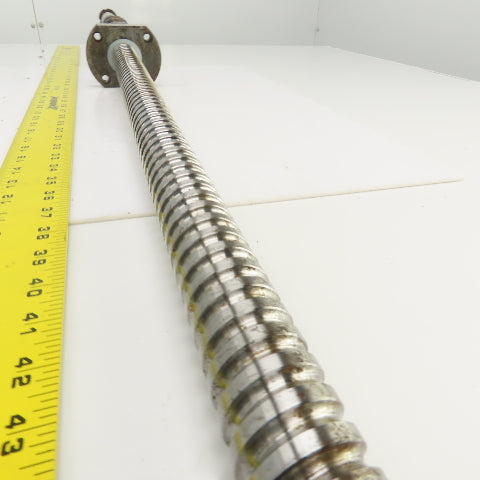 Mazak V-414 Mazatrol Ball Screw & Nut Assembly 52-3/4" OAL 24.5" Travel 36mm OD