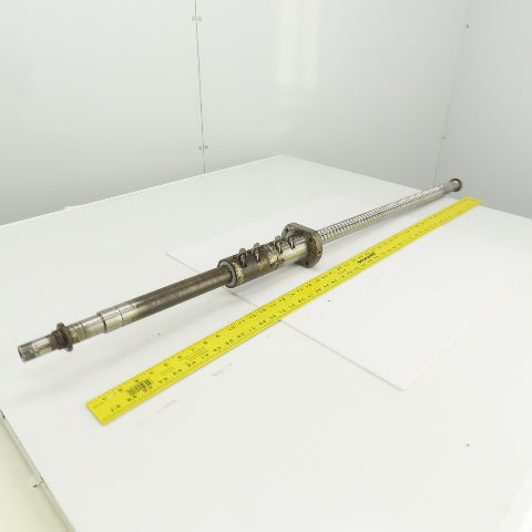 Mazak V-414 Mazatrol Ball Screw & Nut Assembly 52-3/4" OAL 24.5" Travel 36mm OD