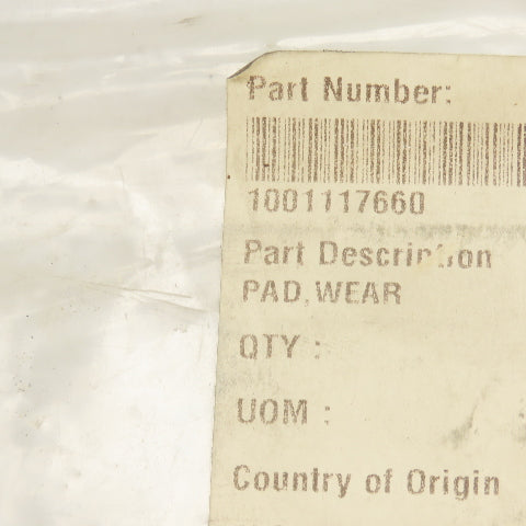 JLG 1001117660 Wear Pads 10" L x 2-1/2" W