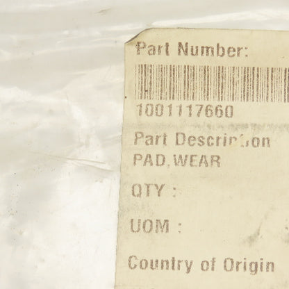 JLG 1001117660 Wear Pads 10" L x 2-1/2" W