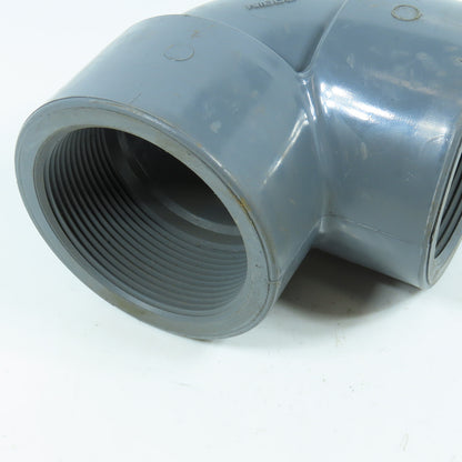 Nibco 3" 90 Degree Threaded Elbow FNPT SCH80 PVCI Pipe Fitting Lot of 4