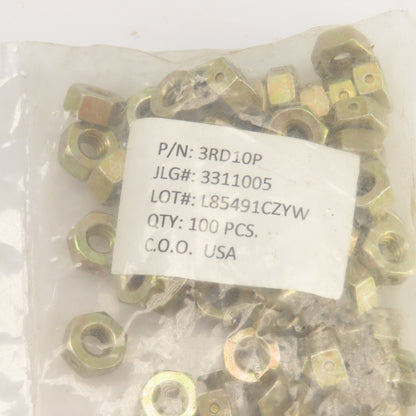 JLG 3311005 10-24 Hex Head Lock Nut Lot Of 100