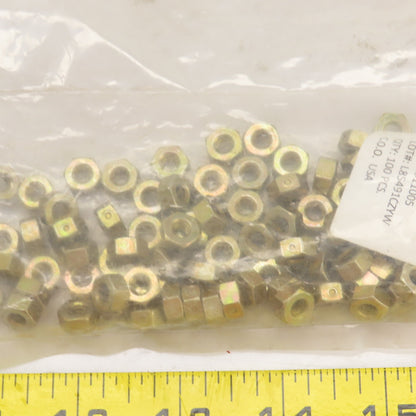 JLG 3311005 10-24 Hex Head Lock Nut Lot Of 100