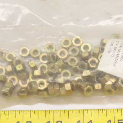 JLG 3311005 10-24 Hex Head Lock Nut Lot Of 100
