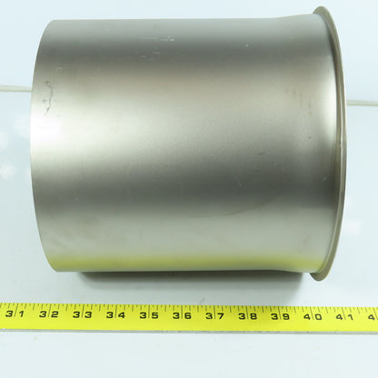 8" Dia. x 7-7/8" OAL 20 Gauge Stainless Steel Flange x Slip