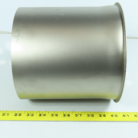 8" Dia. x 7-7/8" OAL 20 Gauge Stainless Steel Flange x Slip