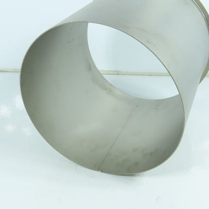 8" Dia. x 7-7/8" OAL 20 Gauge Stainless Steel Flange x Slip