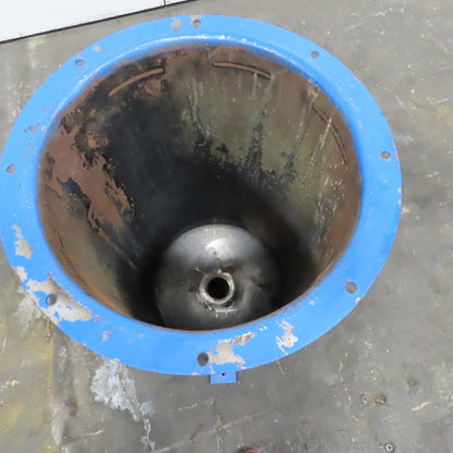14" ID x 25" Deep Steel Vertical Open Top Holding Tank Storage Tank 16 Gal
