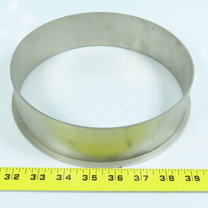 8" Dia. x 2-1/8" OAL  Stainless Steel Flange x Welding End