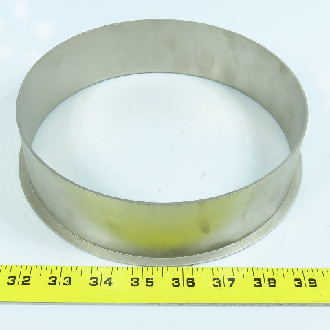 8" Dia. x 2-1/8" OAL  Stainless Steel Flange x Welding End