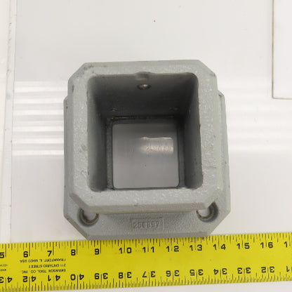 Hoffman 80mm x 80mm Steel Wall Flange 7" x 7" Base