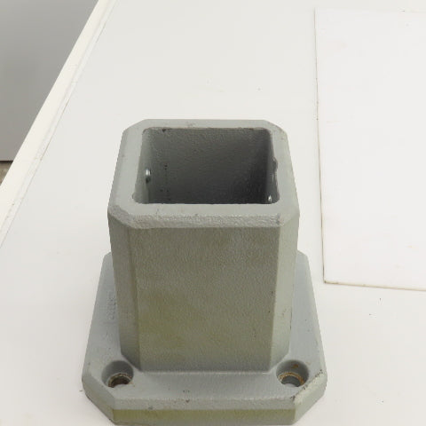Hoffman 80mm x 80mm Steel Wall Flange 7" x 7" Base