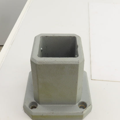 Hoffman 80mm x 80mm Steel Wall Flange 7" x 7" Base
