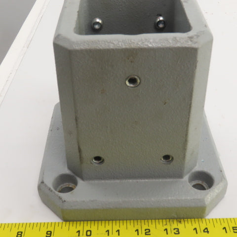 Hoffman 80mm x 80mm Steel Wall Flange 7" x 7" Base
