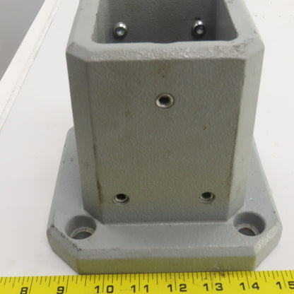 Hoffman 80mm x 80mm Steel Wall Flange 7" x 7" Base