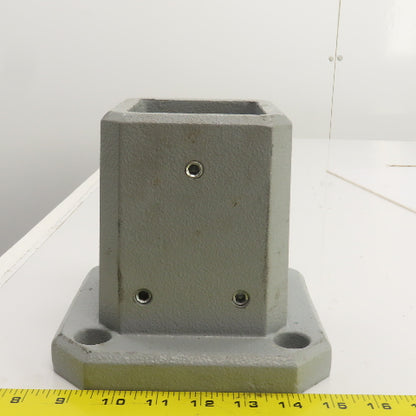 Hoffman 80mm x 80mm Steel Wall Flange 7" x 7" Base