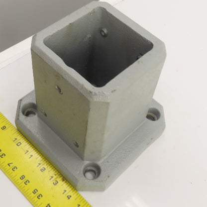 Hoffman 80mm x 80mm Steel Wall Flange 7" x 7" Base