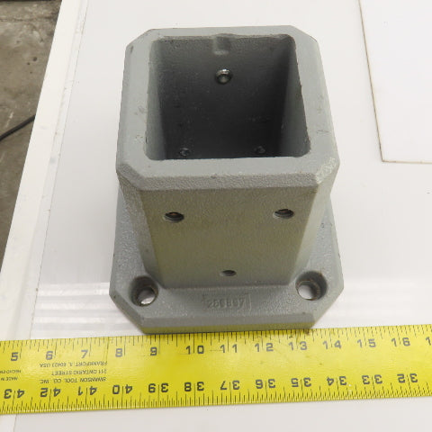 Hoffman 80mm x 80mm Steel Wall Flange 7" x 7" Base