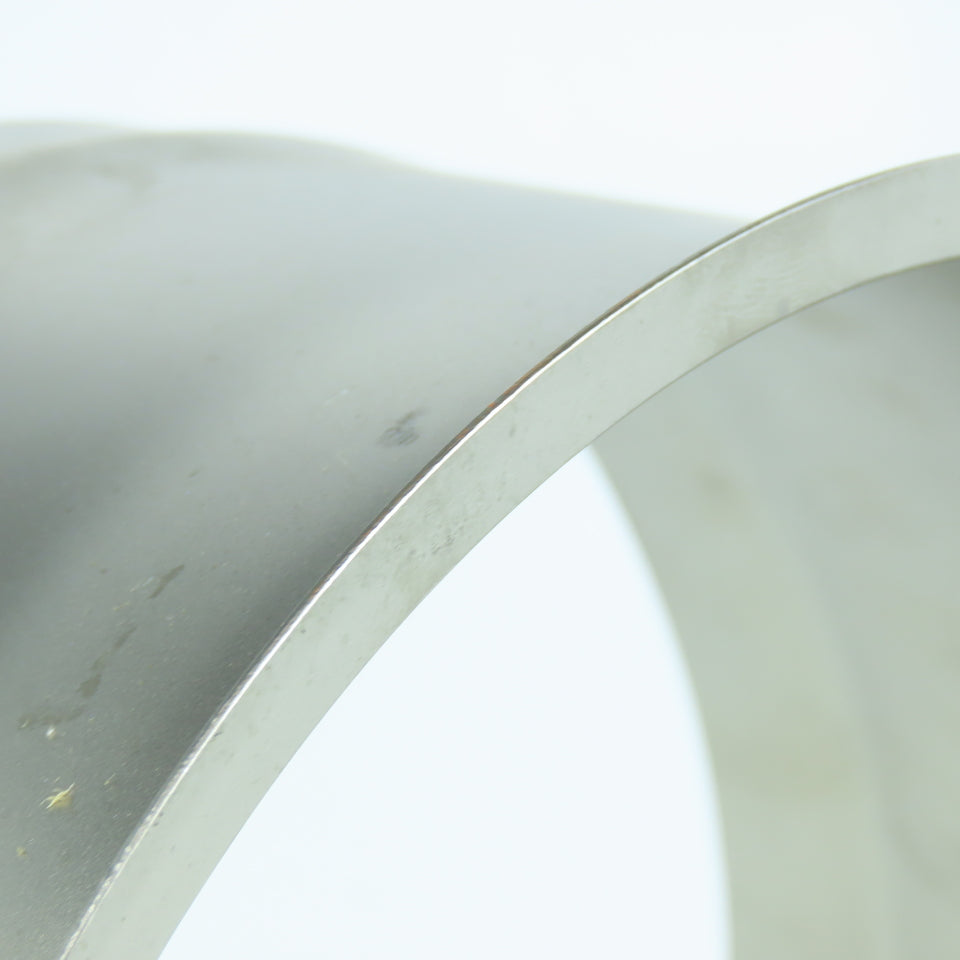 8" Dia. x 4" OAL  Stainless Steel Flange x Slip W/Stop