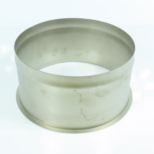 8" Dia. x 4" OAL  Stainless Steel Flange x Slip W/Stop