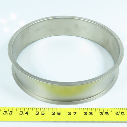 200mm ID x 50mm OAL Stainless Steel Flanged Quick Connect Tube