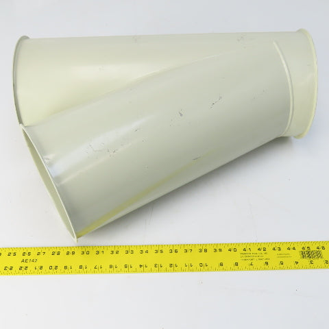 Jacob 200mm ID Steel Flanged Quick Connect Lateral Wye Y Tube Fitting