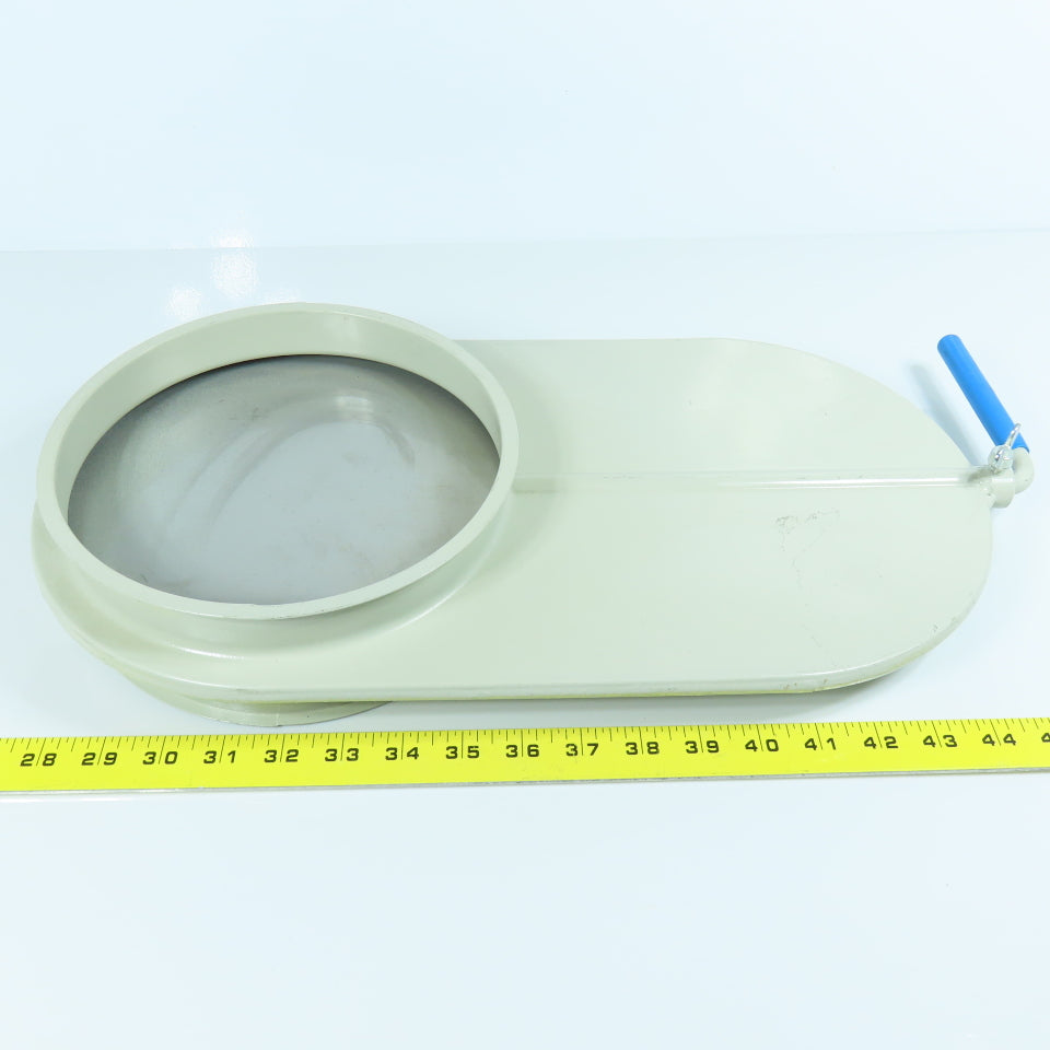 Jacob 200mm ID Flanged Quick Connect Steel Tube Blast Gate