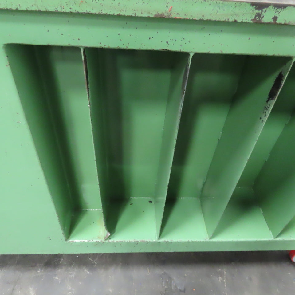 Pollard 36" x 60" Long 1" Thick Steel Top Rolling Testing QC Lab Workbench