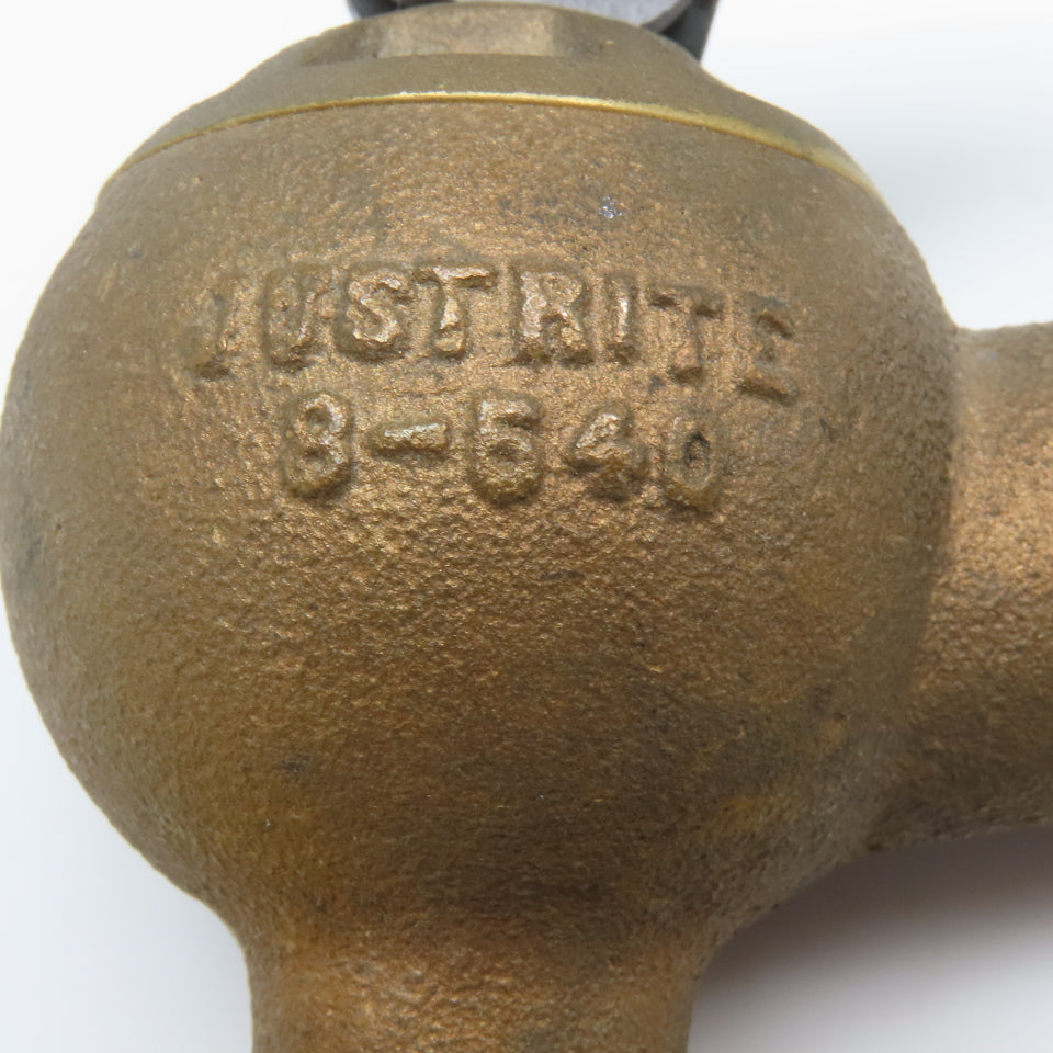 Justrite 8-540 3/4" NPT Brass Drum Faucet 1/4" FNPT