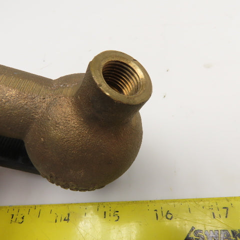 Justrite 8-540 3/4" NPT Brass Drum Faucet 1/4" FNPT
