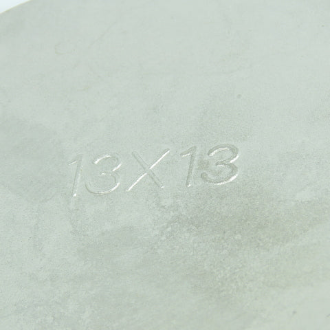 13" x 13" 316 Stainless Steel 3 Blade Left Hand Mixing Propeller 1-1/4" Bore