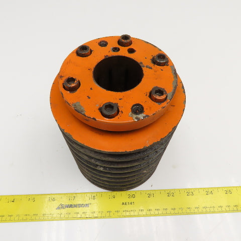 8 Groove A Section V-Belt Pulley 1-5/8" Bushing Bore