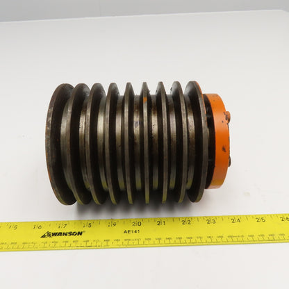 8 Groove A Section V-Belt Pulley 1-5/8" Bushing Bore