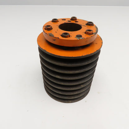 8 Groove A Section V-Belt Pulley 1-5/8" Bushing Bore