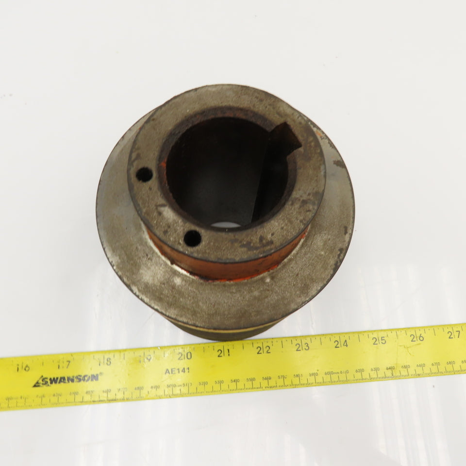 8 Groove 3V Section V-Belt Pulley Sheave 4-5/8" OD 4" Wide 1-7/8" Bore