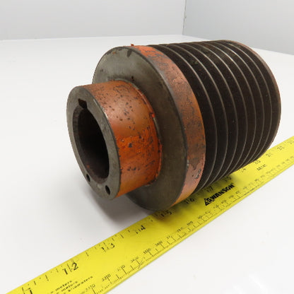8 Groove 3V Section V-Belt Pulley Sheave 4-5/8" OD 4" Wide 1-7/8" Bore