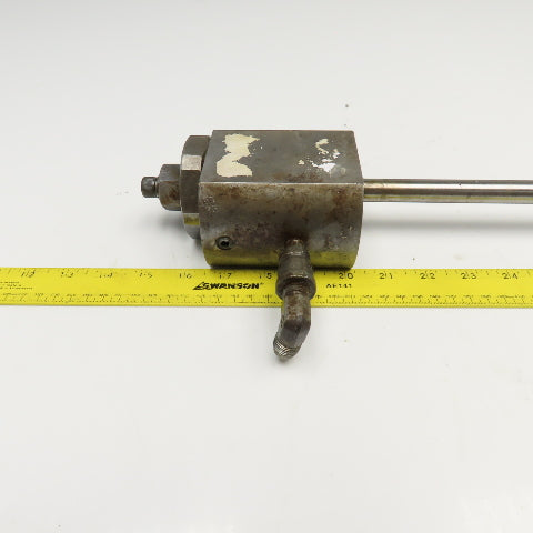 Hytec Okuma MX-55-VB 5000 PSI Hydraulic Center Hole Cylinder 1" Stroke