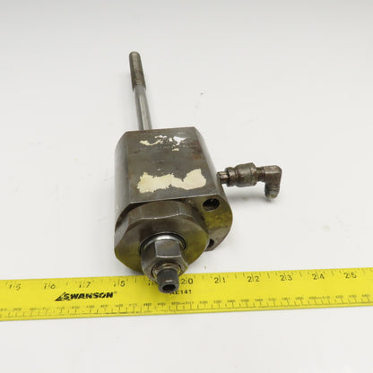 Hytec Okuma MX-55-VB 5000 PSI Hydraulic Center Hole Cylinder 1" Stroke