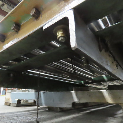 75" Wide 71" BF Gravity Roller Conveyor Section 30" Long