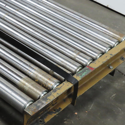 75" Wide 71" BF Gravity Roller Conveyor Section 30" Long